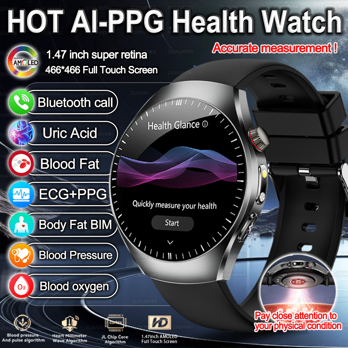 Smartwatch Branded Watches For Women - 신제품 2026 업그레이드 건강 검사 스마트워치