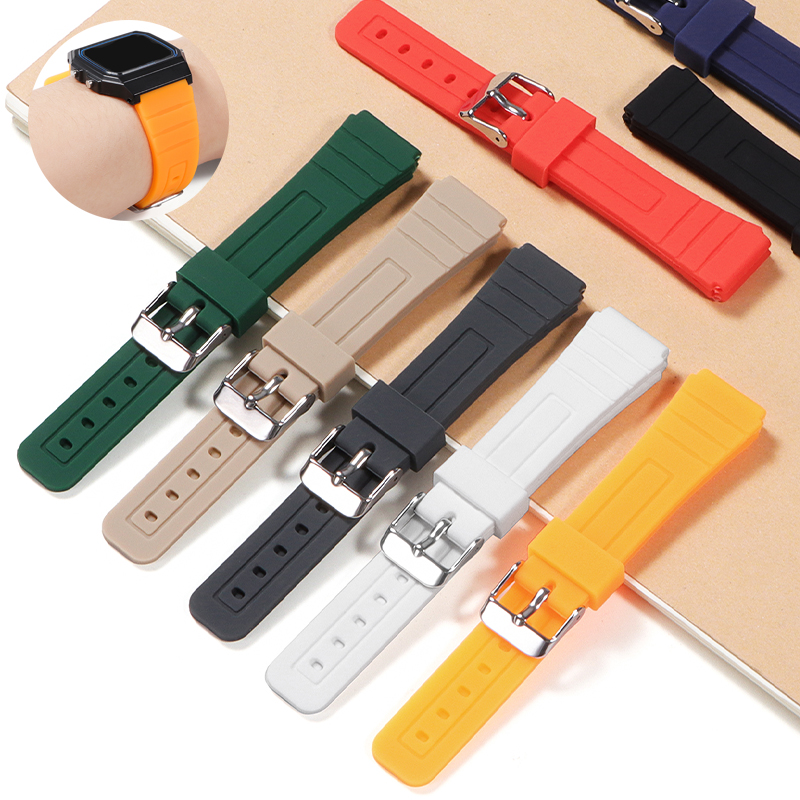 Nato Strap Nylon - 카시오 F-91w 시계 밴드용 실리콘 스트랩,