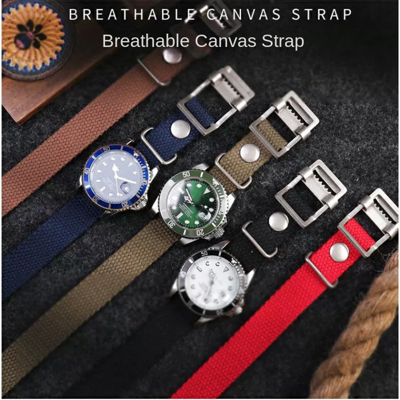 20mm 22mm 19mm 21mm 고품질 나일론 캔버 - Nato Strap Nylon 리뷰 및 가격