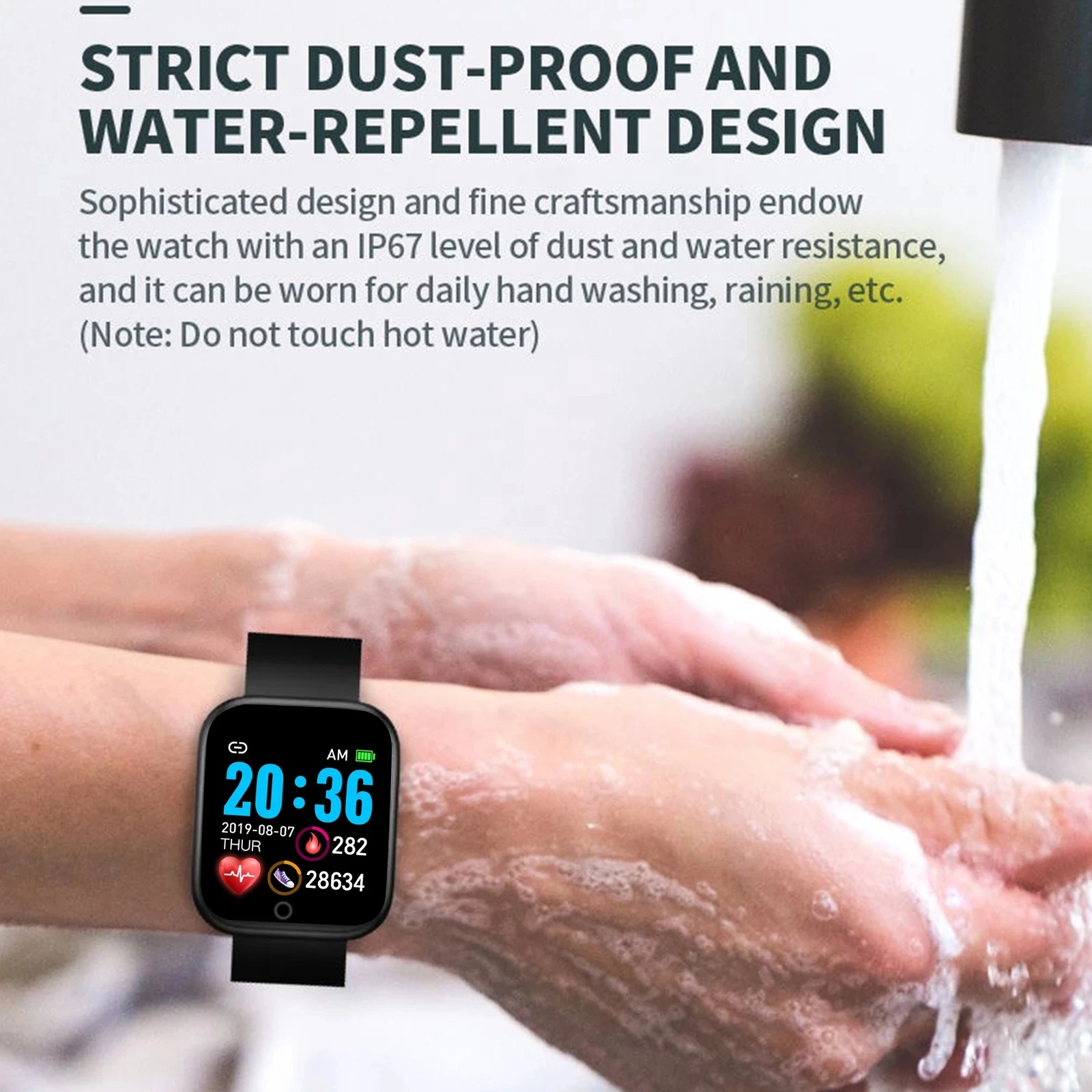 스마트 시계 남성 여성 손목 시계 스마트 시계 메시지  - Smartwatch Watches Girls 리뷰 및 가격