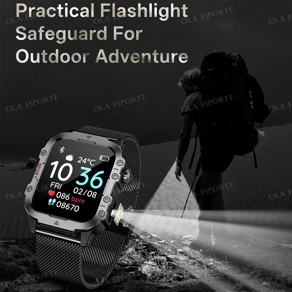 2026년형 러기드 밀리터리 스마트워치 남성용 아웃도어 - Smartwatch Rugged Watches For Men 리뷰 및 가격