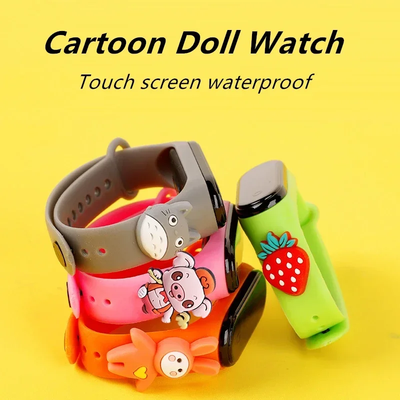 방수 어린이 스마트 터치 LED 시계 만화 작은 동물  - Smartwatch Watches Girls 리뷰 및 가격