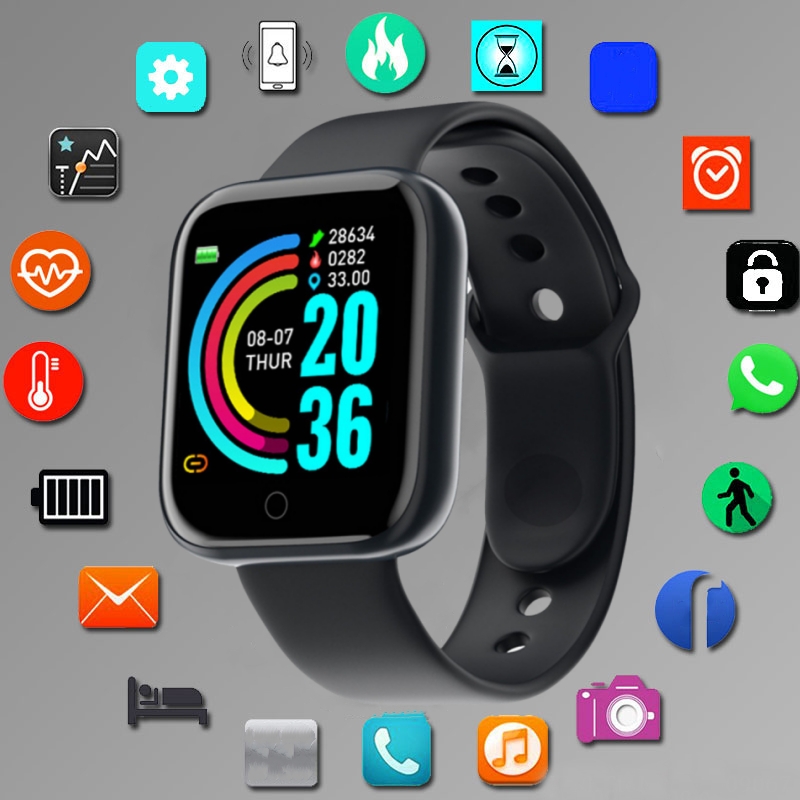 스마트 워치 남녀공용 스포츠 모드 음악 제어 칼로리 거 - Smartwatch Watches Girls 리뷰 및 가격