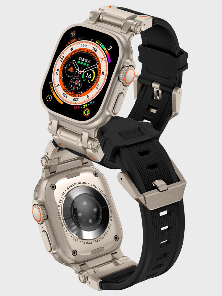 애플 워치 울트라 2 밴드용 실리콘 스트랩, 견고한 금 - Smartwatch Rugged Watches For Men 리뷰 및 가격
