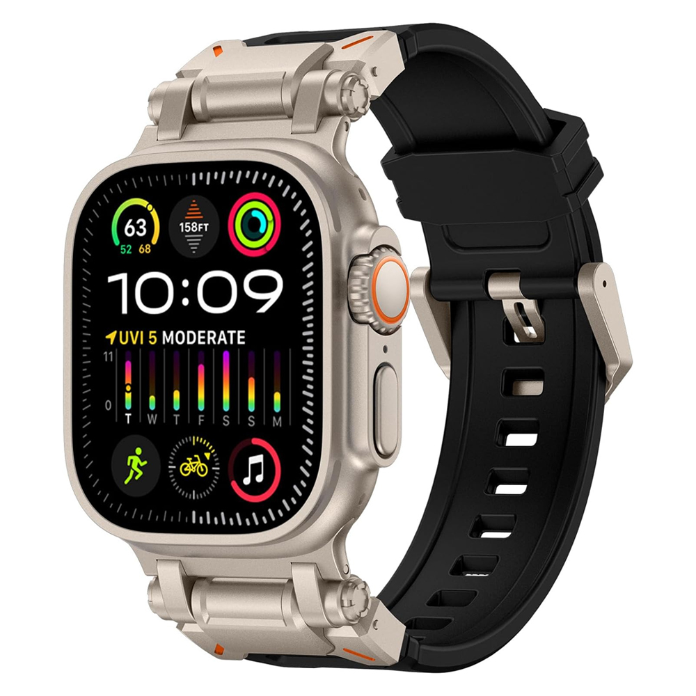 애플 워치 울트라 2 밴드용 실리콘 스트랩, 견고한 금 - Smartwatch Rugged Watches For Men 리뷰 및 가격