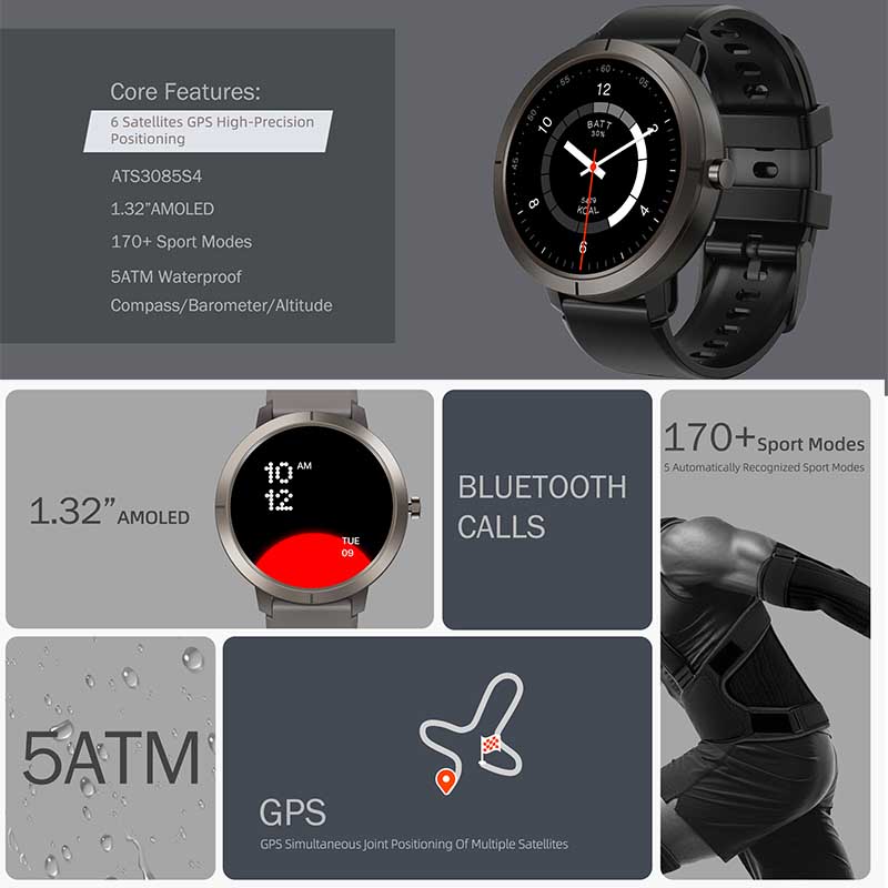 2026 GPS 스마트워치 AMOLED 1.32 HD  - Hybrid Smartwatch 리뷰 및 가격