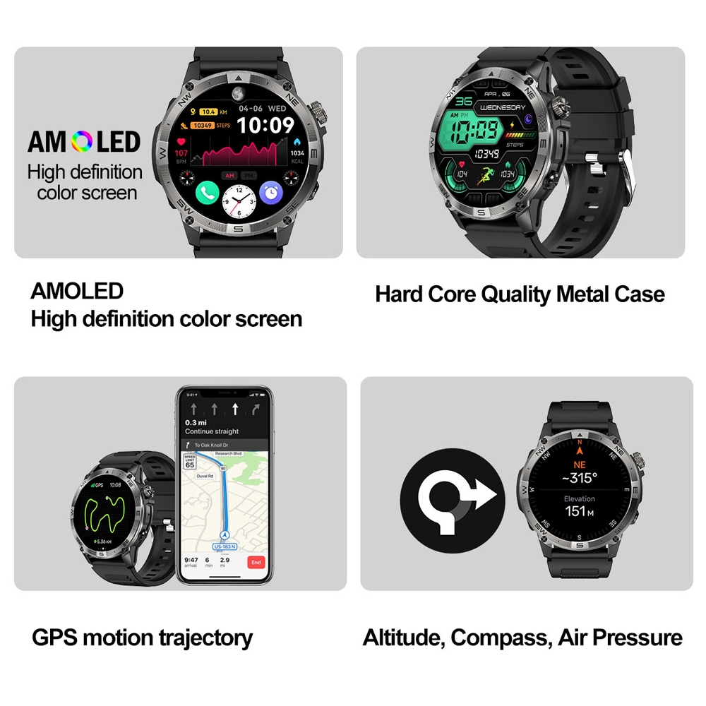 NORTH EDGE 남성용 GPS 스포츠 스마트 워치, - Hybrid Smartwatch 리뷰 및 가격
