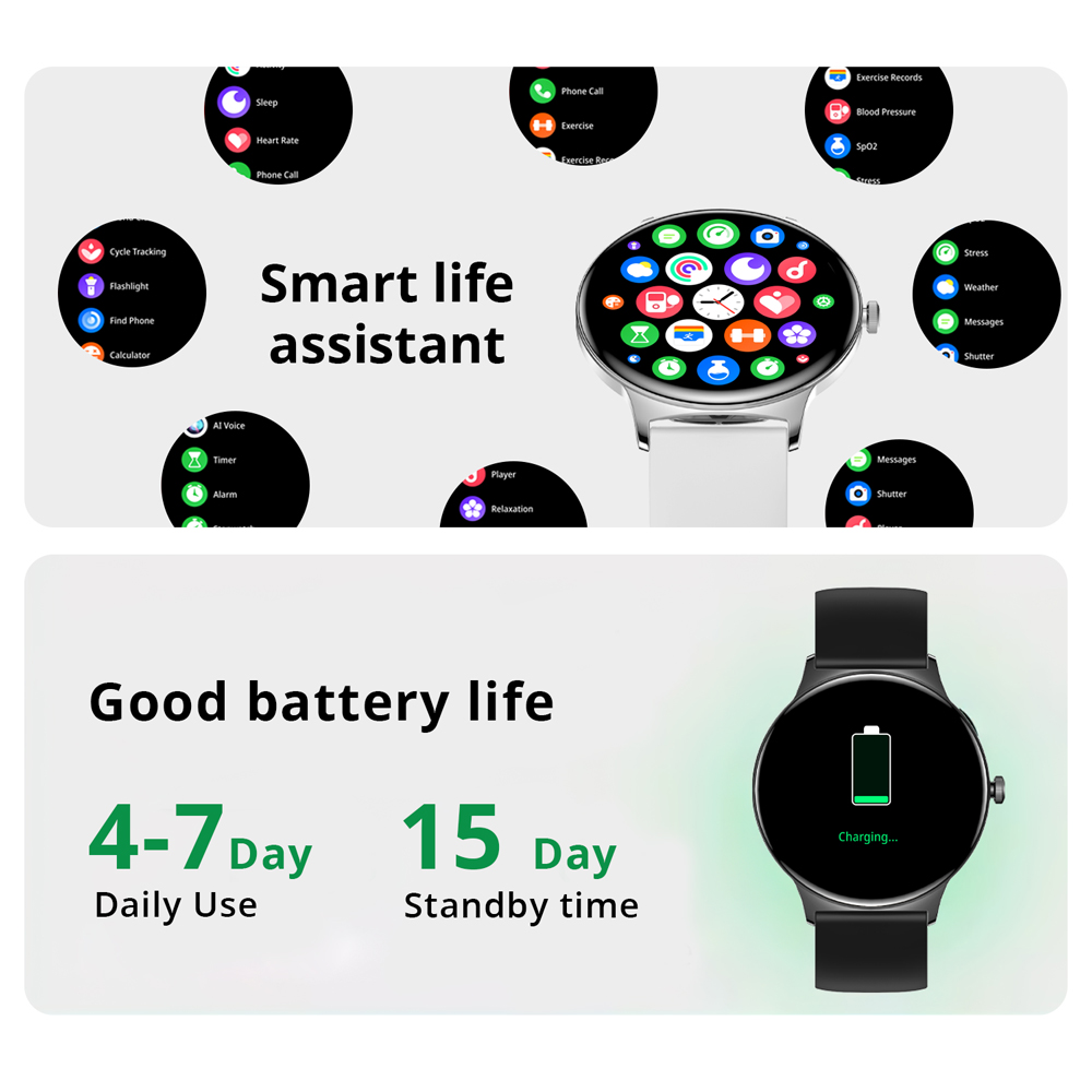 COLMI 여성용 스마트 워치, AMOLED 디스플레이 - Hybrid Smartwatch 리뷰 및 가격