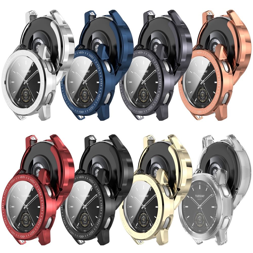 샤오미 워치 S3용 새 풀커버 TPU 케이스 범퍼 스마 - Smartwatch New Watches 리뷰 및 가격