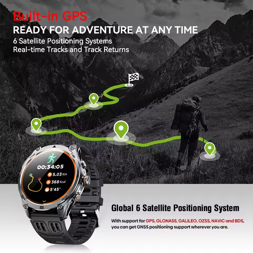T-Rex 3 밀리터리 등급 1000mAh 배터리 스마 - Smartwatch Rugged Watches For Men 리뷰 및 가격