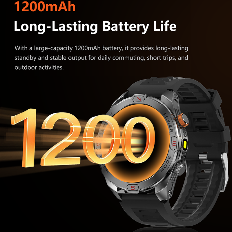 2026년형 새로운 러기드 파워 스마트워치 1400mA - Smartwatch Rugged Watches For Men 리뷰 및 가격